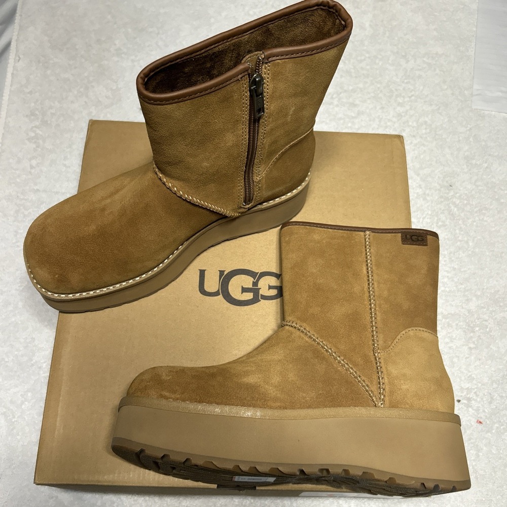 UGG Women's Citi Funk Mid ‎ Platform Boot Authentic with Original Box Sz 6.5 NIB